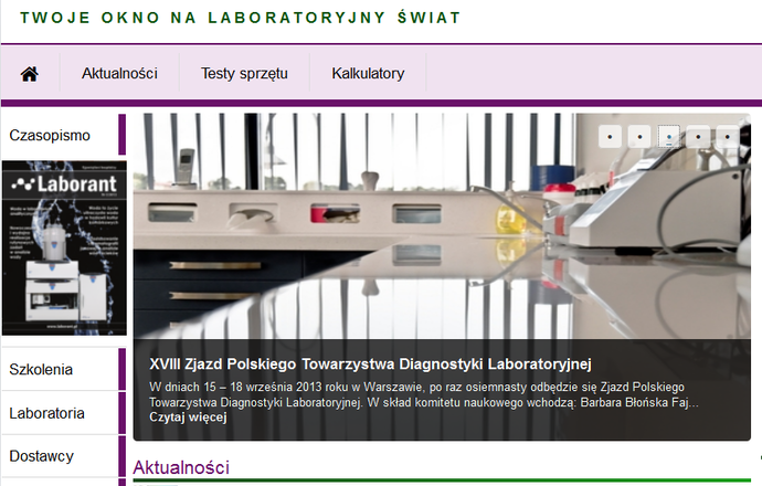 Laborant.pl – Nowy Portal Laboratoryjny