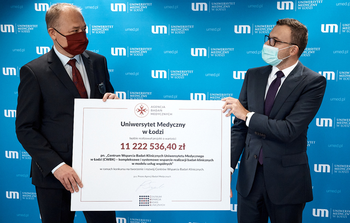 Ponad 11 mln zł na stworzenie Centrum Wsparcia Badań Klinicznych przy Uniwersytecie Medyczn