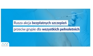 Od 23 listopada szczepienie przeciw grypie bezpłatne dla wszystkich pełnoletnich