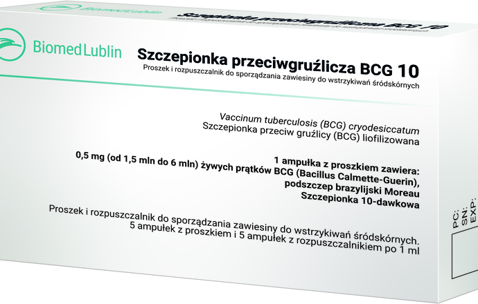 Biomed-Lublin dostarczy szczepionkę przeciwgruźliczą Ministerstwu Zdrowia