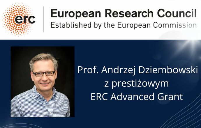 Prof. Andrzej Dziembowski z prestiżowym ERC Advanced Grant!