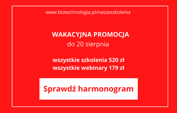 Sprawdź harmonogram szkoleń i webinarów na najbliższy czas – do 20 sierpnia obowiązują najn