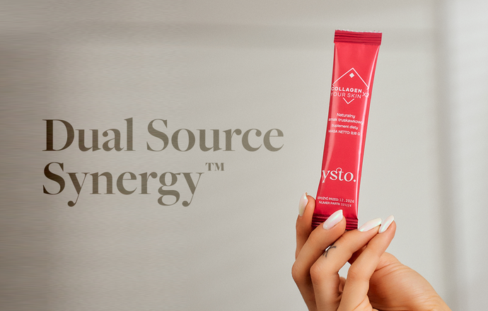 Dual Source Synergy™ w suplementach Ysto® – kolagen rybi i wieprzowy