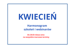 Do 20 marca niższa cena na wszystkie KWIETNIOWE szkolenia i webinary Biotechnologia.pl