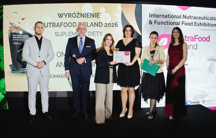 Aker BioMarine i FAVEA zdobywają złoty medal za innowację w zakresie kwasów omega-3 nowej g