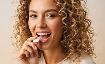 Fit bestbox thumb cheerful woman portrait