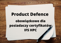WEBINAR | Product Defence – staje się obowiązkowe dla posiadaczy certyfikatów IFS HPC