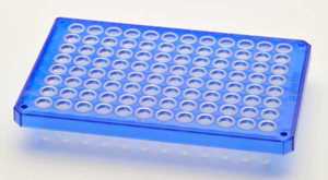 Płytki twin.tec PCR 96 wielobarwna (dołki bezbarwne) typu semi-skirted z kodem kreskowym, 2