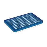 Płytki twin.tec PCR 96 niebieskie (dołki bezbarwne) typu semi-skirted, 25 szt.